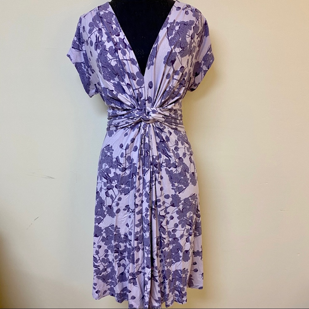 Seraphine Front Knot Maternity Dress Floral